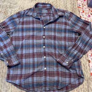Abercrombie Long Sleeve Plaid Button Down